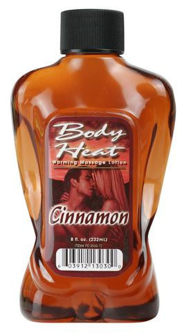 Body Heat Warming Massage Lotion Cinnamon - 8 oz.