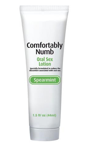 Comfortably Numb Oral Sex Lotion - Spearmint - 1.5 oz.