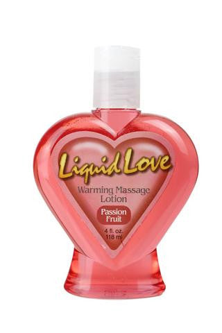 Liquid Love Warming Massage Lotion Passion Fruit - 4 oz.