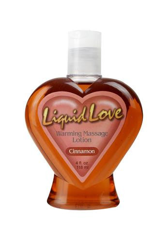 Liquid Love Warming Massage Lotion Cinnamon - 4 oz.