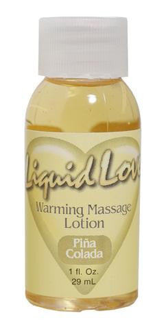 Liquid Love Warming Massage Lotion Pina Colada - 1 oz.