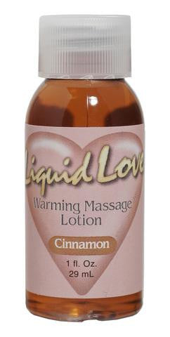 Liquid Love Warming Massage Lotion Cinnamon - 1 oz.