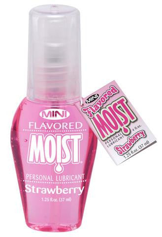 Mini Moist Lubricant 1.25 oz. - Strawberry