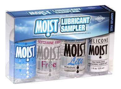 Moist Sampler Pack (4-1oz Bottles)