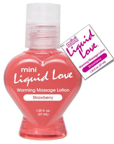 Mini Liquid Love Warming Massage Lotion Strawberry - 1.25 oz.