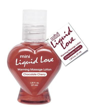 Mini Liquid Love Warming Massage Lotion Chocolate Cherry - 1.25 oz.