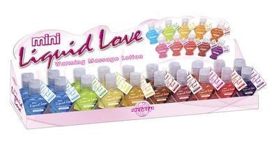 Mini Liquid Love Warming Massage Lotion - Counter Display