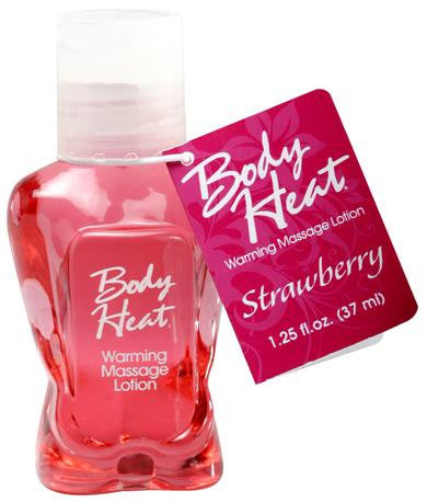 Body Heat Warming Massage Lotion Strawberry - 1.25 oz.