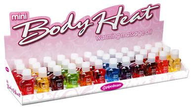 Body Heat Assorted 1.25.oz. - Display of 36