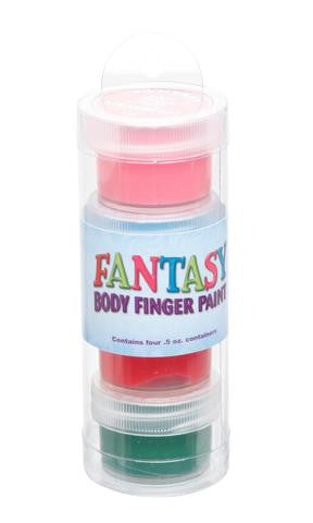 Fantasy Body Finger Paint 4 Pack Tube