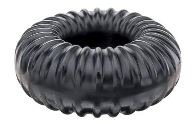 Ribbed Ring -  Black