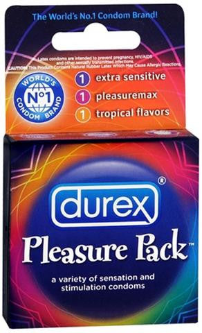 Durex Pleasure Pack 3 Pack