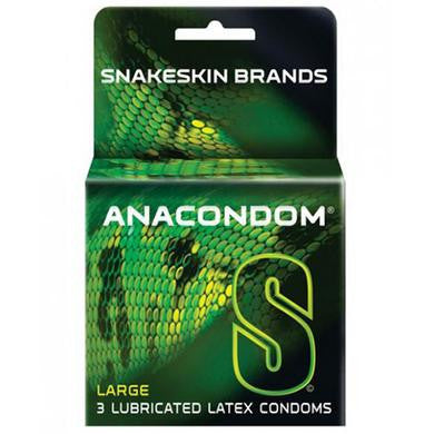 Snakeskin Anacondom - 3 Pack