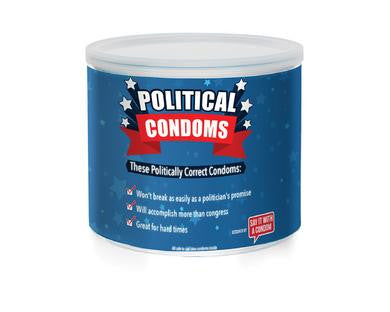 Political Condoms - 40 Piece  Jar - Assorted Designs