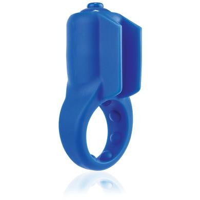 Primo Minx Premium Silicone Vibe Ring - Blue - 6   Count