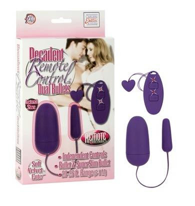 Decadent Remote Control Dual Bullets - Purple