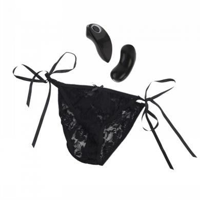 Remote Control 10-Function Little Black Panty - Panty