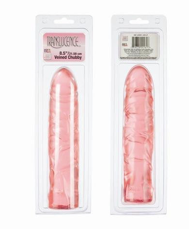 Translucence Veined Chubby Dong 8.5-inch - Red