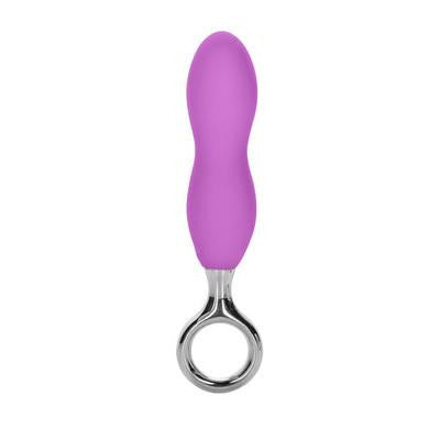 Flex It Up Pliable Silicone  Probe with Designer Pull Ring - Purple