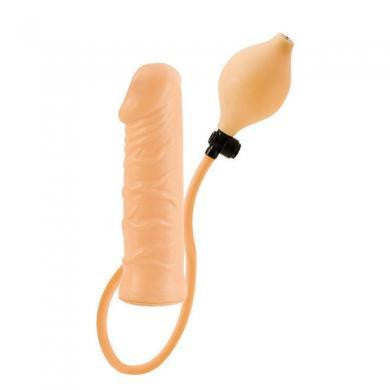 Inflatable Stud dong 7-inch - Ivory