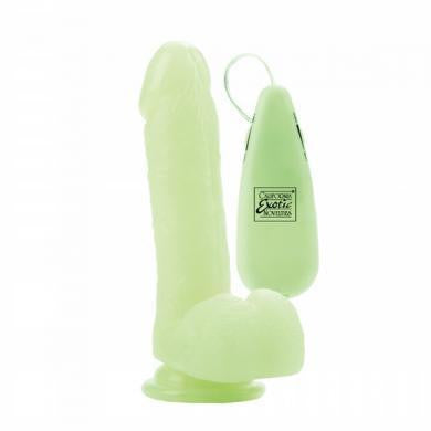 Glow-In-The-Dark Life-Likes Vibrating Emperor 6-inch -  Green