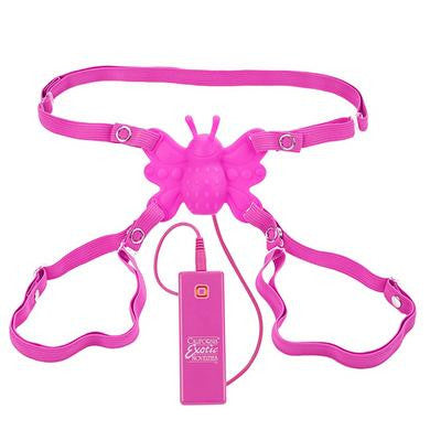 Posh 10-Function Silicone Butterfly Lover - Pink