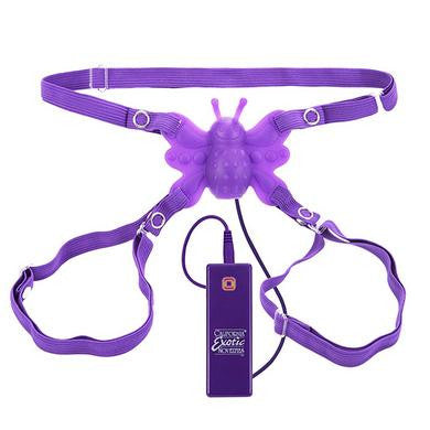 Posh 10-Function Silicone Butterfly Lover - Purple