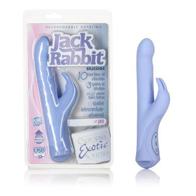 Rechargable Rotating Jack  Rabbit - Blue