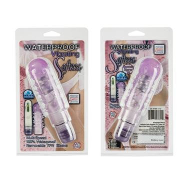 Waterproof Vibrating Softees Stimulator - Purple