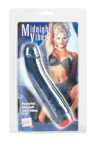 Midnight G-Spot Vibrator 6.75-inch - Blue