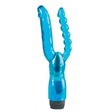 Dual Penetrator Vibrator - Blue