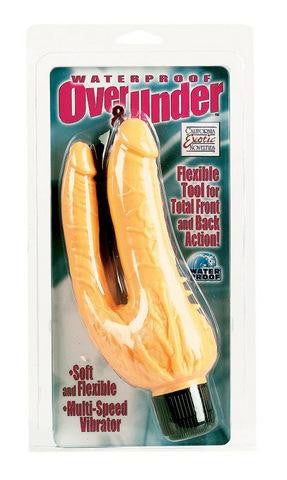 Waterproof Over And Under Vibrator - Ivory