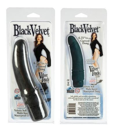 Black Velvet - Curved Dong 6.5-inch - Black