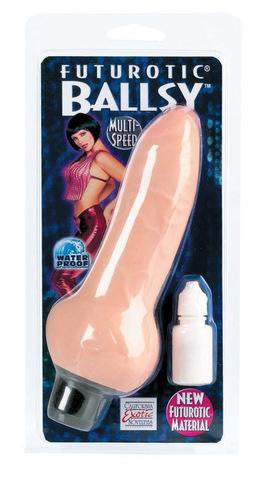 Futurotic Ballsy Vibrating Dong 6-inch - Ivory