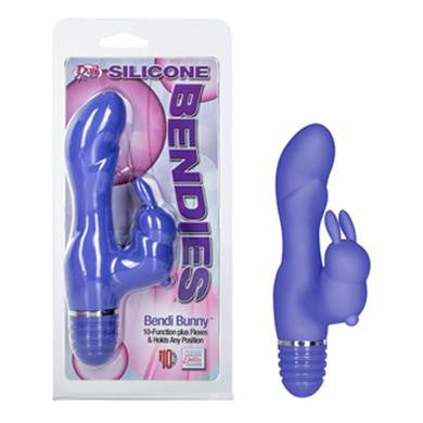 Silicone Bendies Bendi Bunny Purple