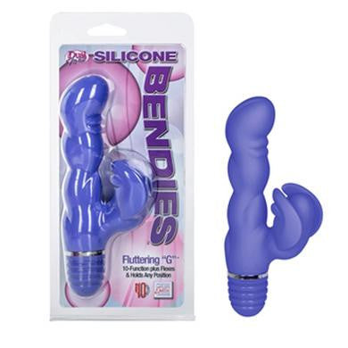 Silicone Bendies Fluttering G Bendi Purple