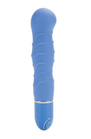 10-Function Silicone Pleasure Bendie Ripple G - Blue