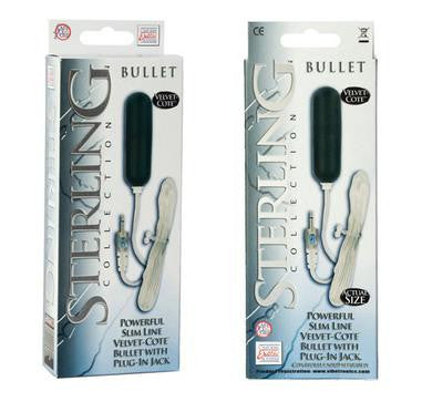 Sterling Collection Slimline Velvet Cote Bullet With Plug In Jack