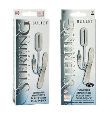 Sterling Collection Mini Silver Bullet With Plug In Jack