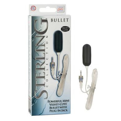 Sterling Collection Mini Velvet Cote Bullet With Plug In Jack