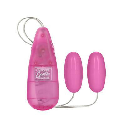 Pocket Exotics Vibrating  Double Pink Passion Bullets