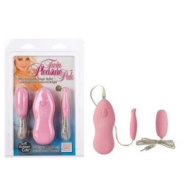 Twin Pleasure Pak Bullets - Pink