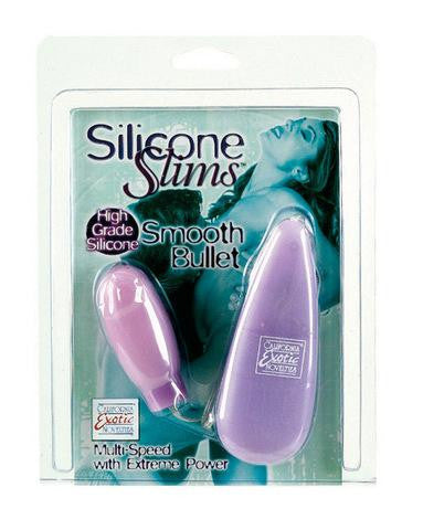 Silicone Slims Smooth Bullet - Purple