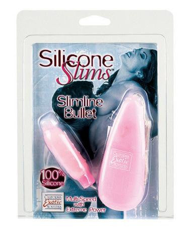 Silicone Slims Slimline Bullet - Pink