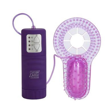 Waterproof Pocket Exotics Vibro Ring -Purple