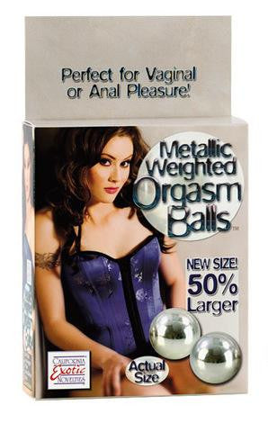 Metallic Weighed Orgasm Balls