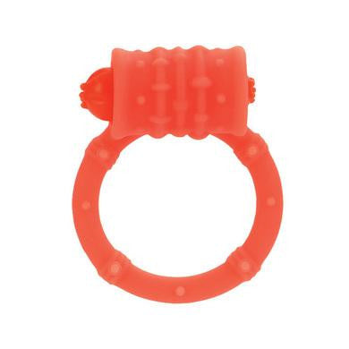 Posh Silicone Vibro Ring -  Orange