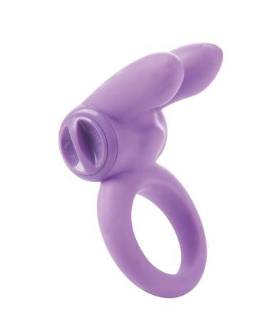 Silicone Jack Rabbit Ring - Purple