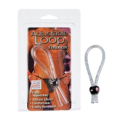 Adjustable Loop Enhancer - Clear Glitter