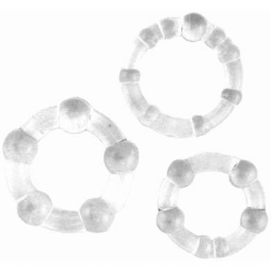 Silicone Island Rings - Clear